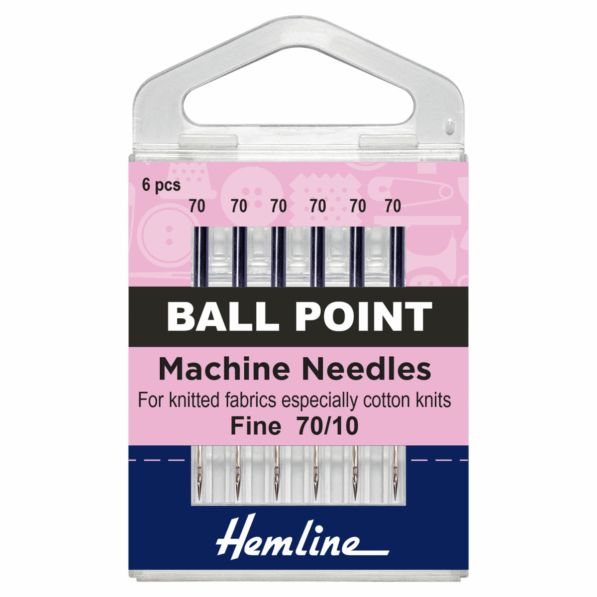 20Pcs/Set Home Sewing Machine Needles Ball Point Head 70/10 90/14