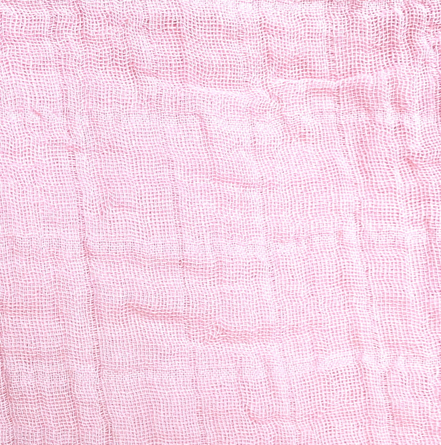 112cm wide dbl gauze Cotton Muslin Fabric. Sold per Full meter. Baby muslin square, winding bib, swaddle cloth. Dreamcatcher, arrows, pink