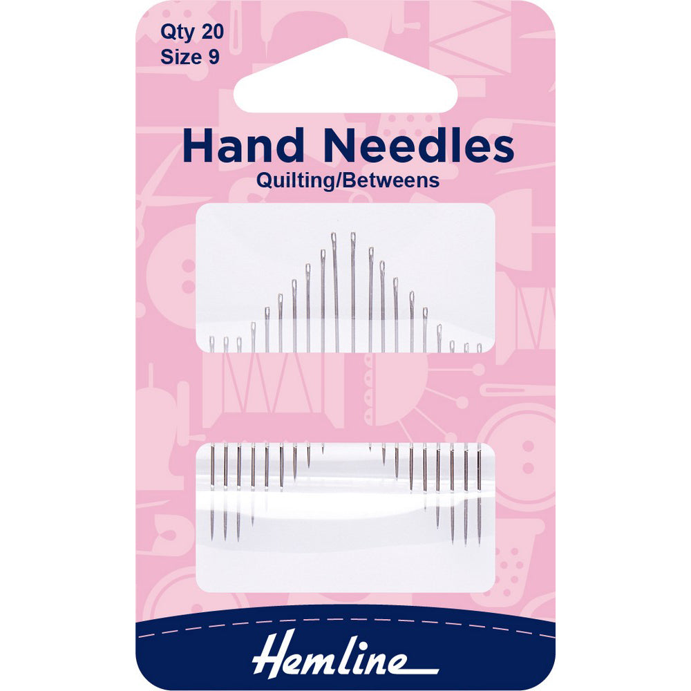 Quilting / Betweens Hand Needles Size 9 20 pcs