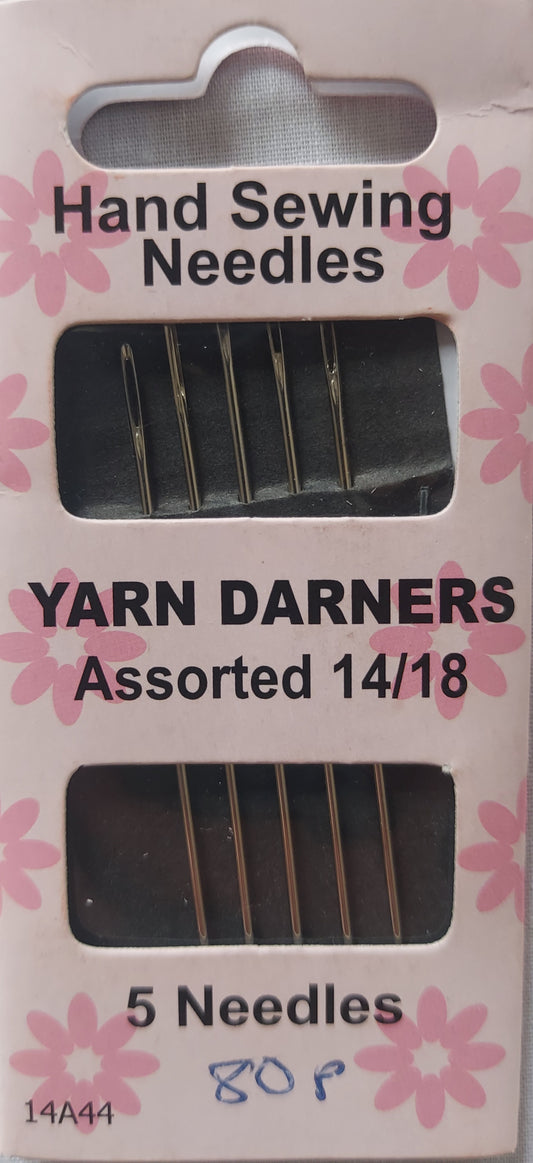 Yarn Darners Hand Sewing Needles 14/18