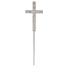 Large Diamanté Cross on Stem 20 x 45mm